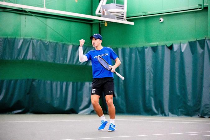 Early Success Guides Bluejays Men’s Tennis To 6-1 Victory Over Chicago State