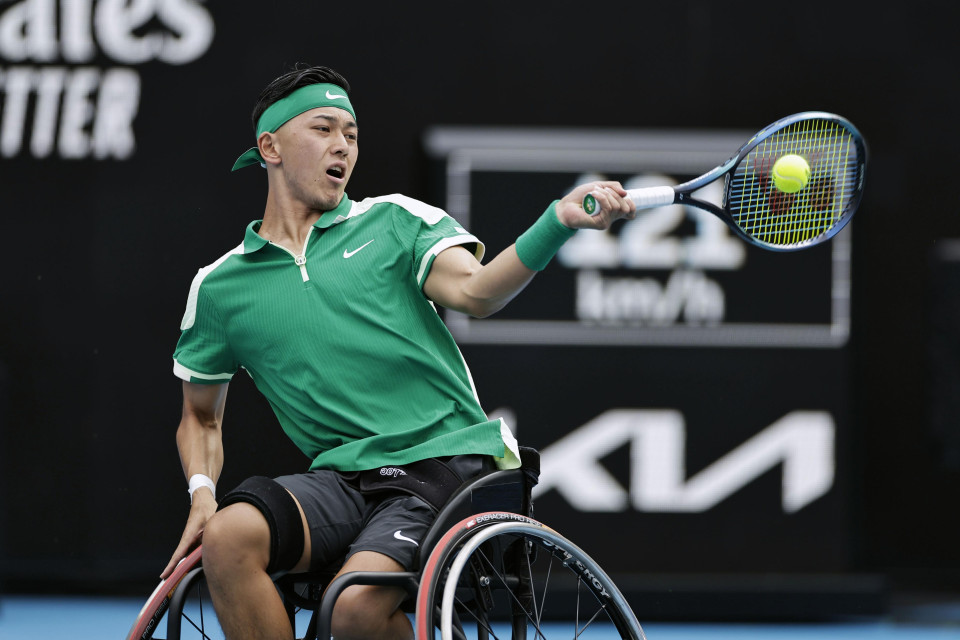 Tennis: Oda wins Aussie Open wheelchair title, Sakamoto junior champ