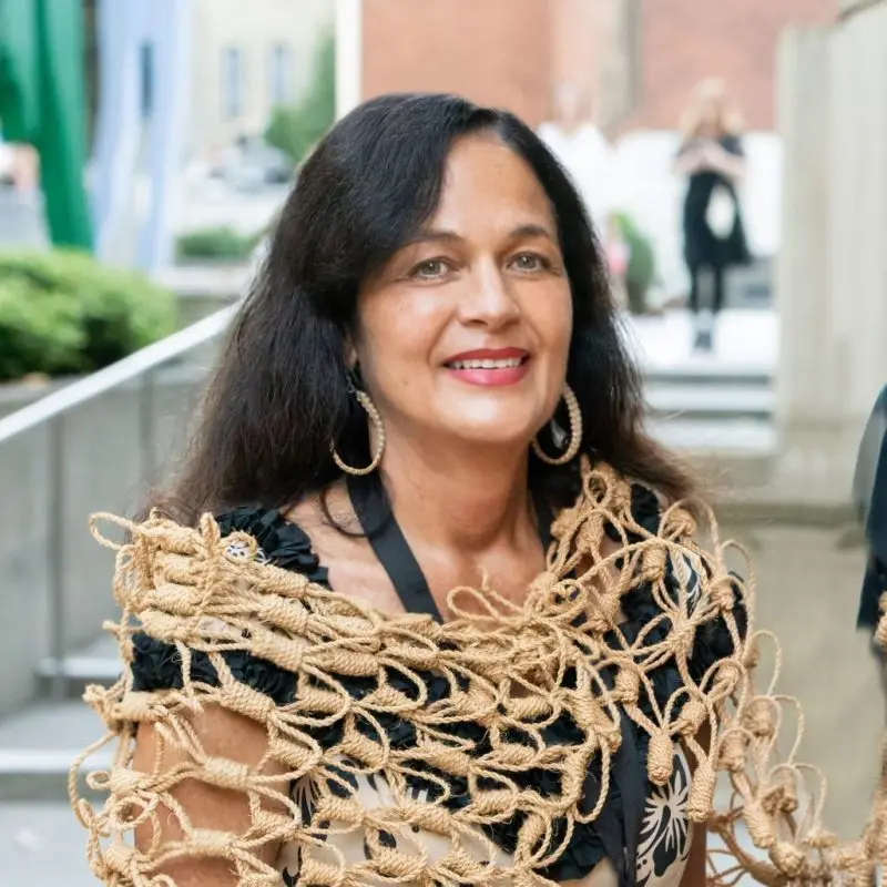 T. Lulani Arquette, outgoing president and CEO of the Native Arts and Cultures foundation