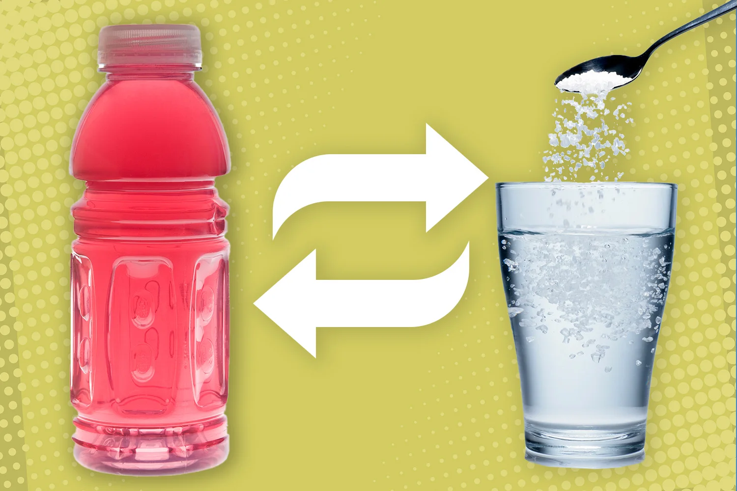 Sports drinks are full of sugar which has been linked to increased risk of obesity and type 2 diabetes