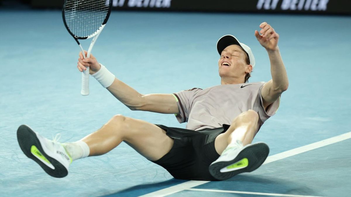 Daniil Medvedev 6-3 6-3 4-6 4-6 3-6 Jannik Sinner: Result from the 2024 Australian Open final as Sinner roars back to beat the No.3 seed and win a maiden major title  at Rod Laver Arena