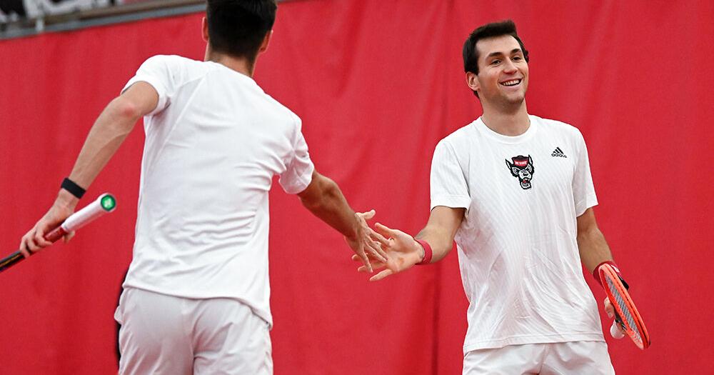 No. 23 Pack men’s tennis crushes Cal 4-0 in bounce-back win