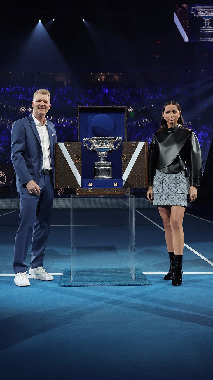 Tennis Meets Luxury: Louis Vuitton Trophy Trunk