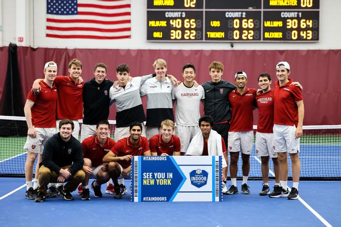 Men’s Tennis Posts Dominant Win Over Northwestern, Advances to ITA Indoor Nationals