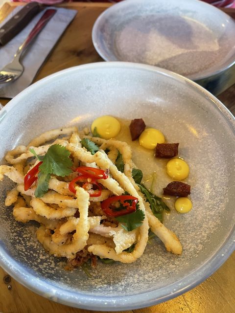 Restaurant review: Exquisite squid at a quirky seaside spot