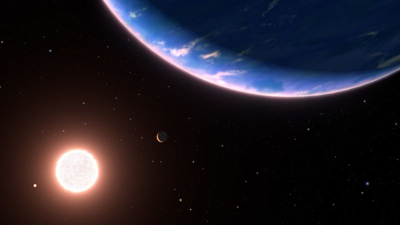 Water vapor found swirling in the atmosphere of a small exoplanet