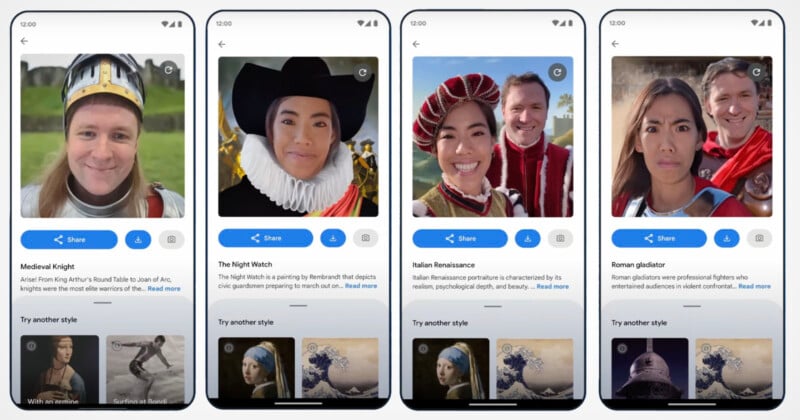 Google’s Art Selfie 2 Uses AI to Turn You Into a Rennaisance Painting