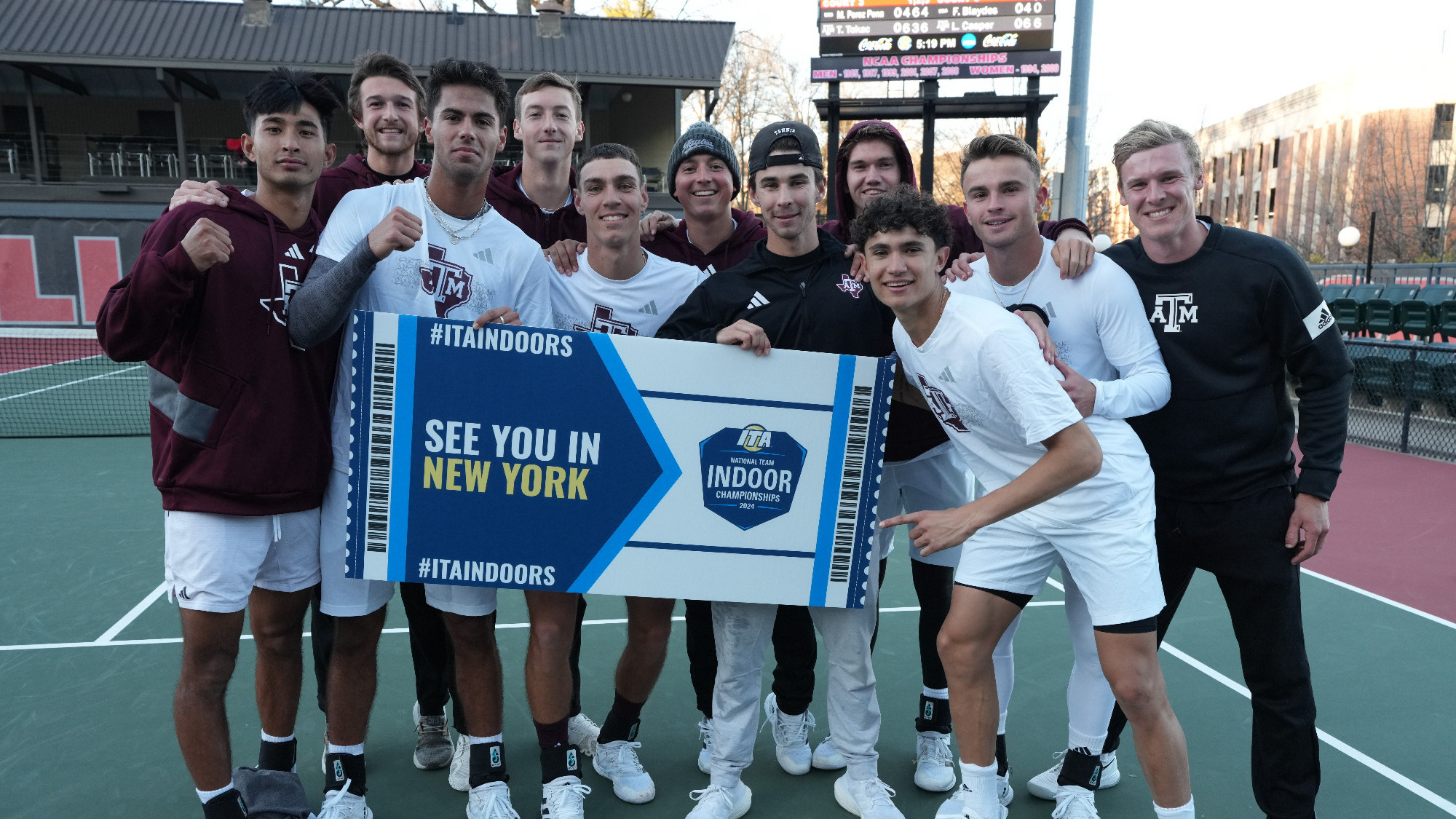 No. 18 Men’s Tennis Punches Ticket to ITA National Indoor Championship – Texas A&M Athletics