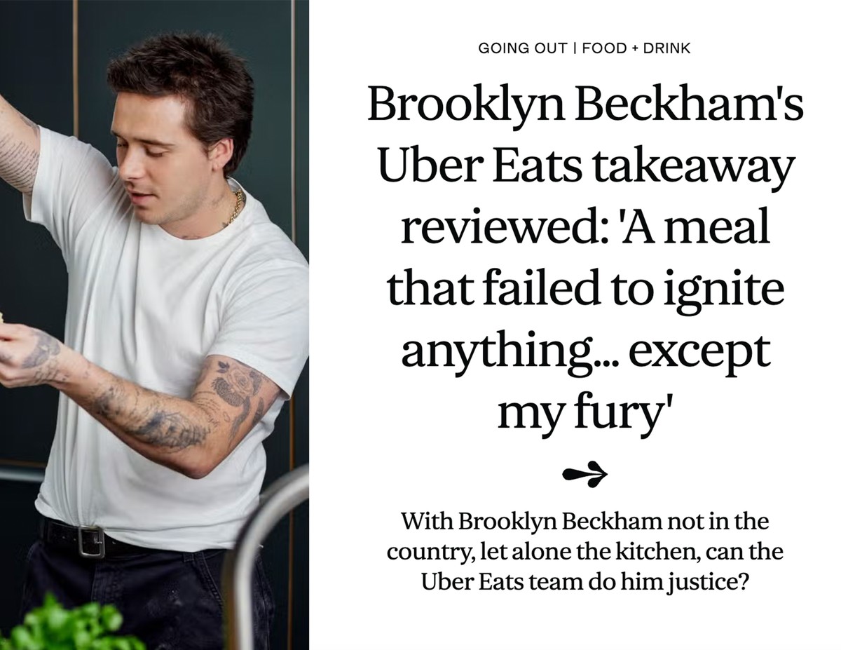 Brooklyn Beckham’s Pop-Up Restaurant Was a Mess. We Review the Reviews.