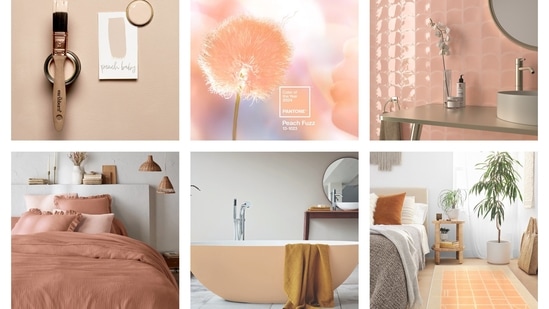 Home decor tips: Add a touch of soft glamour with Peach Fuzz interiors