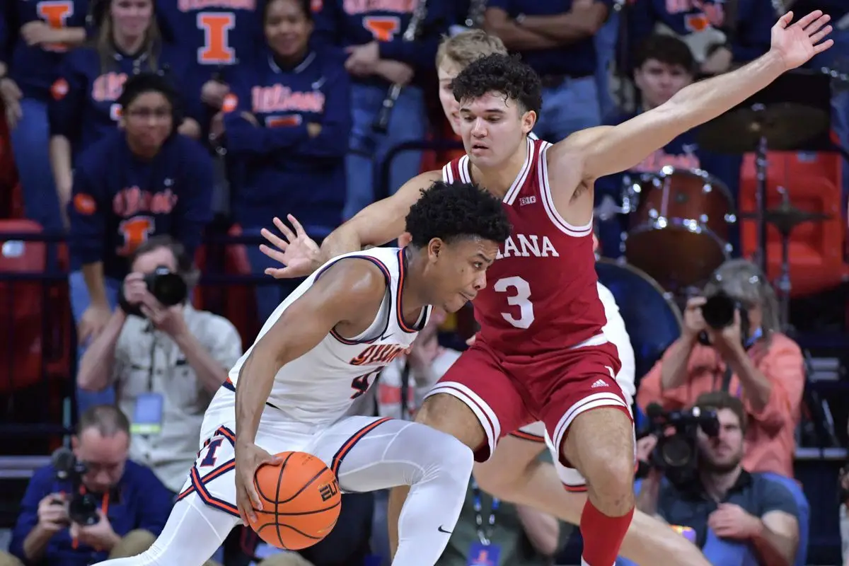 NCAA Basketball: Indiana at Illinois