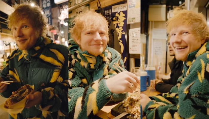 Ed Sheeran Was Photographed Enjoying This Strange Dish on His Japan Vacation