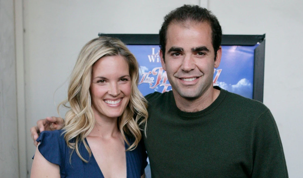 Pete Sampras and his wife Bridgette