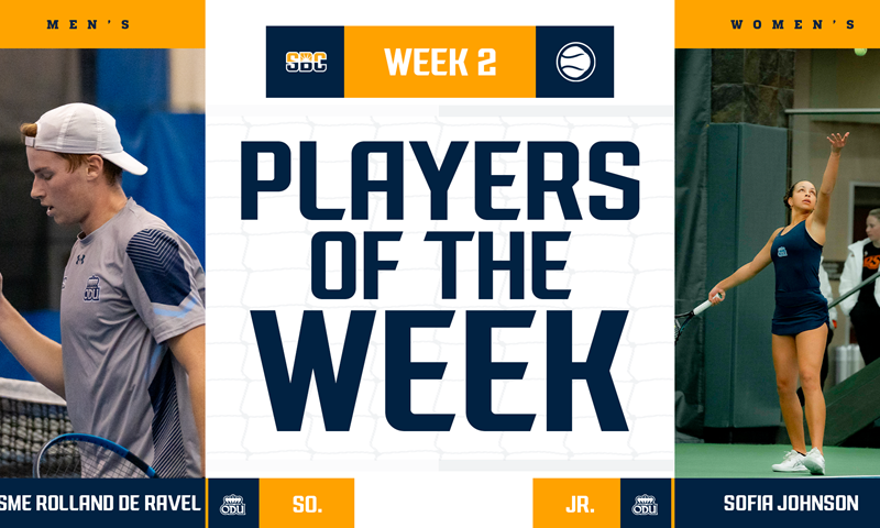 Old Dominion’s Rolland de Ravel and Johnson Sweep Sun Belt Tennis Players of the Week