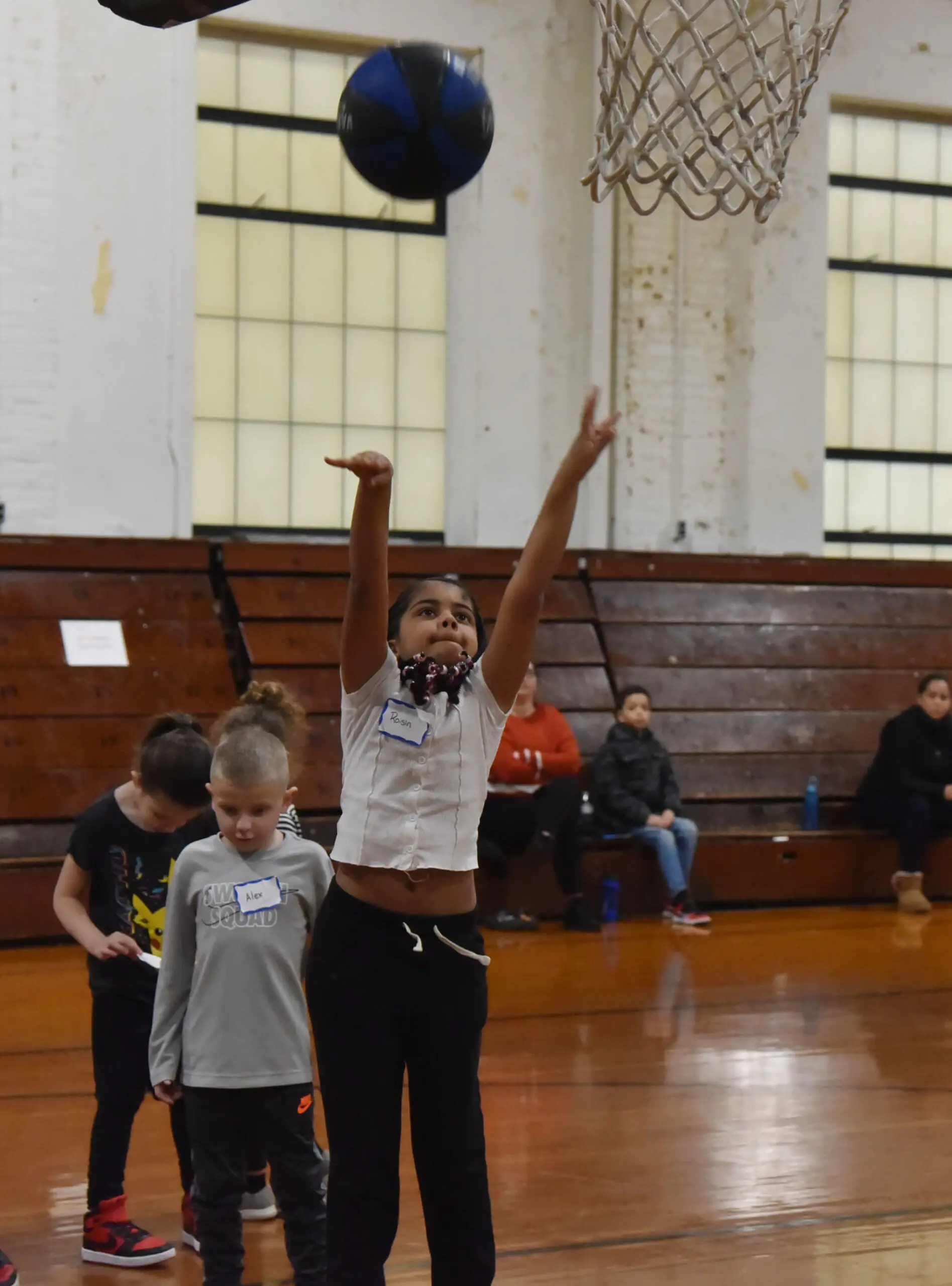 First day of City of Kingston Parks and Rec Youth Basketball Clinic for ages 5-7. Photo taken Jan. 31, 2024(Tania Barricklo/Daily Freeman)