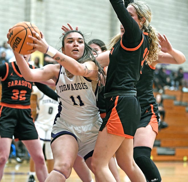 Varsity Girls Basketball Photos: Booker Won over Sarasota