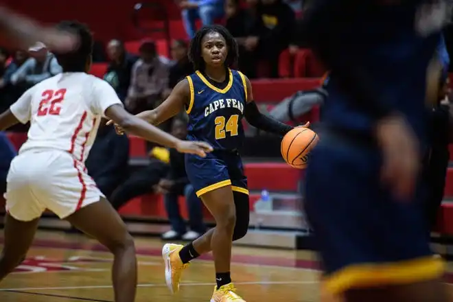 Cape Fear at Seventy-First girls basketball game on Wednesday, Jan. 31, 2024.