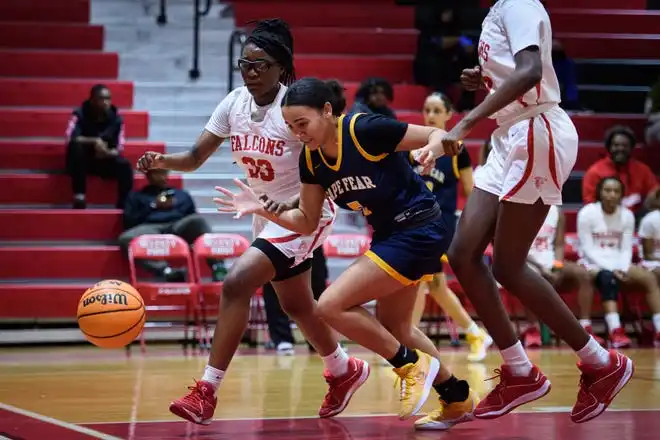 Cape Fear at Seventy-First girls basketball game on Wednesday, Jan. 31, 2024.