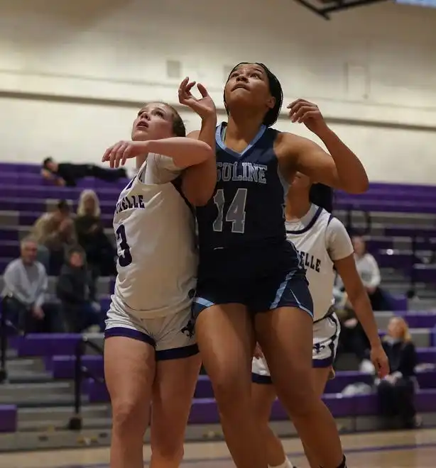 Ursuline defeats New Rochelle 78-23 in girls basketball action at New Rochelle High School on Wednesday, Jan. 31, 2024.