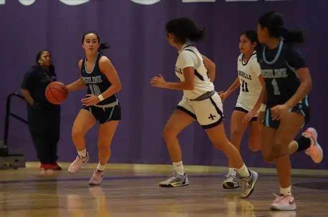 Ursuline defeats New Rochelle 78-23 in girls basketball action at New Rochelle High School on Wednesday, Jan. 31, 2024.