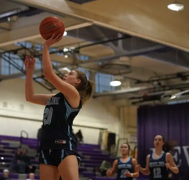 Ursuline defeats New Rochelle 78-23 in girls basketball action at New Rochelle High School on Wednesday, Jan. 31, 2024.