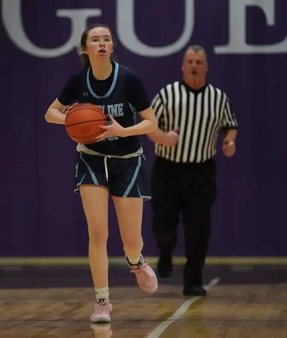 Ursuline defeats New Rochelle 78-23 in girls basketball action at New Rochelle High School on Wednesday, Jan. 31, 2024.