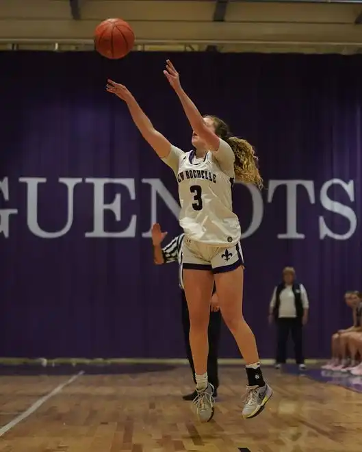 Ursuline defeats New Rochelle 78-23 in girls basketball action at New Rochelle High School on Wednesday, Jan. 31, 2024.