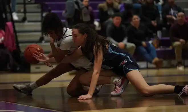 Ursuline defeats New Rochelle 78-23 in girls basketball action at New Rochelle High School on Wednesday, Jan. 31, 2024.