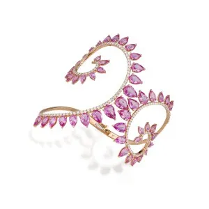 The Genesi pink sapphire bracelet by Gismondi 1754.