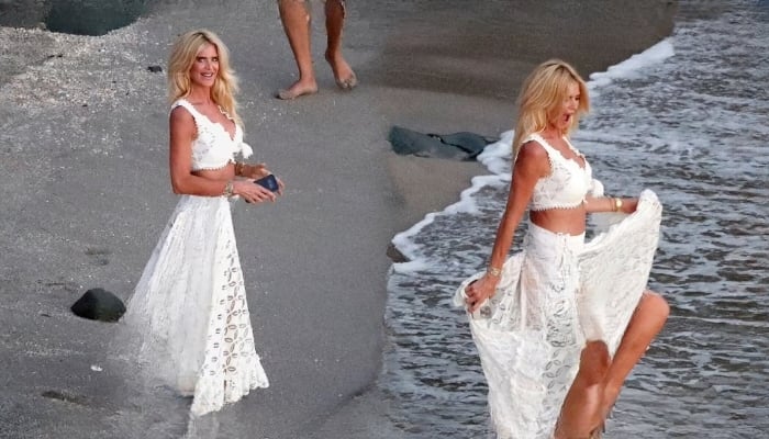 Victoria Silvstedt Looks Stunning in Beachwear While on a Lavish Vacation