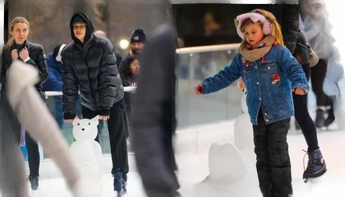 Irina Shayk and Her Daughter Lea Indulge in a Charming Winter Pastime