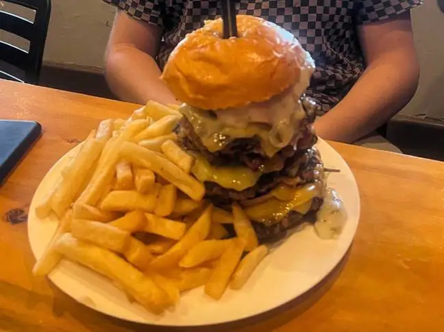 The Gerogery Hotel serves up huge meal challenges. Credit: Facebook/Gerogery Hotel NSW