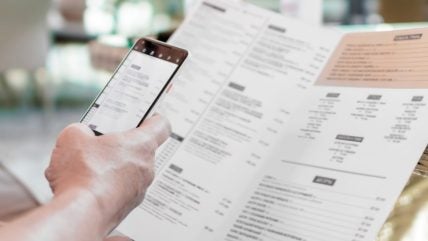 Simple launches NutriScanner to decode nutrition in menu items