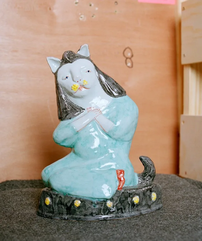One of his pieces by ceramicist Hylton Nel