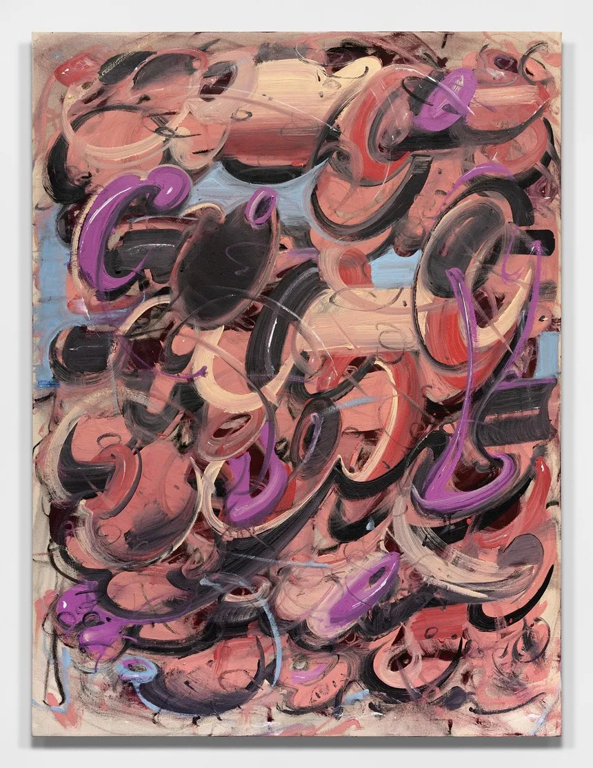 Abstract oil painting by Tomas Esson
