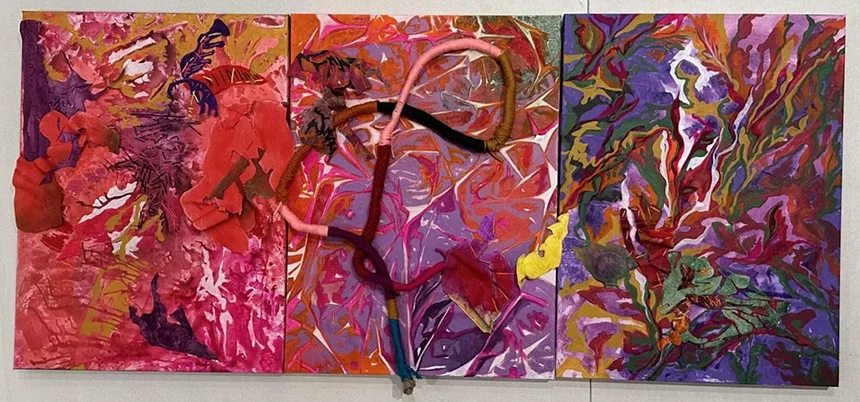 Abstract work by artist Monica Czukerberg