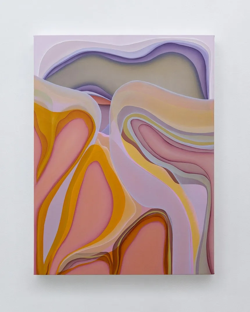Abstract oil painting