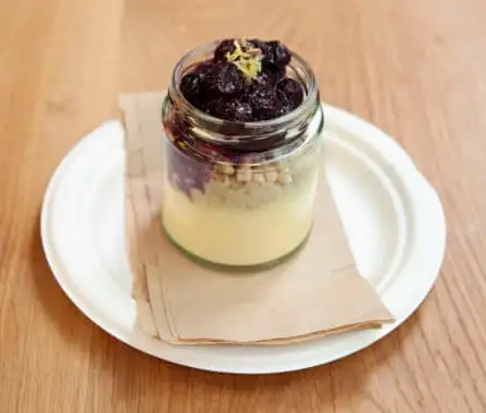 Eggslut’s berry pot is part of a limited dessert offering that seems a bit of an afterthought.