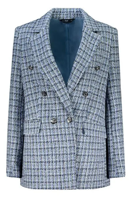 Boucle check blazer, £39.50, F&F at Tesco