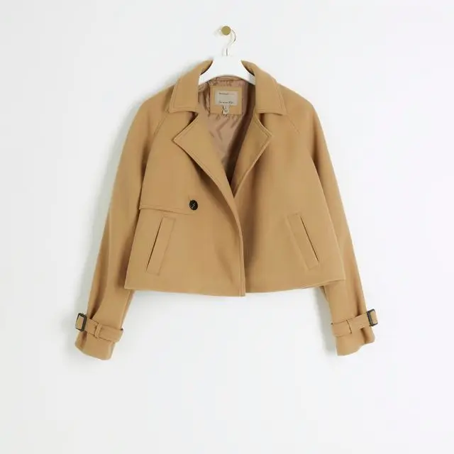 Cropped wool jacket, £60, River Island