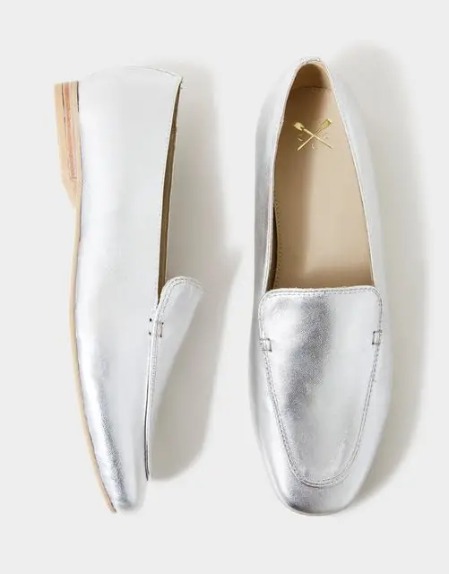 Metallic loafer, £69, Crew Clothing