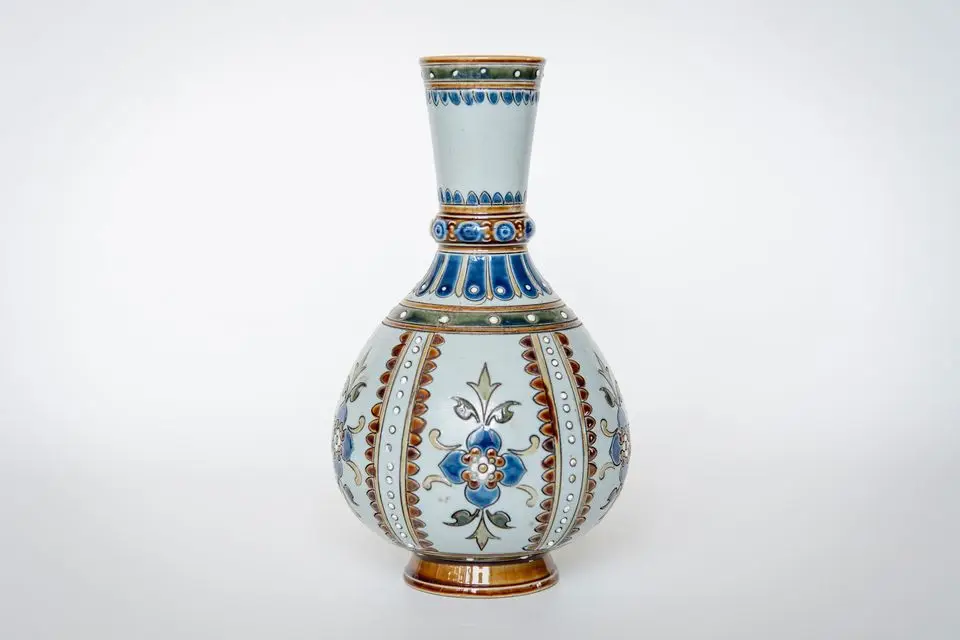 Antique bulbous vase Mettlach by Villeroy & Boch, Natalia Willmott, £95