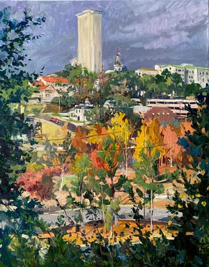 From plein air to Proof: Artist’s ‘Fall Color’ will grace cans of bicentennial brew