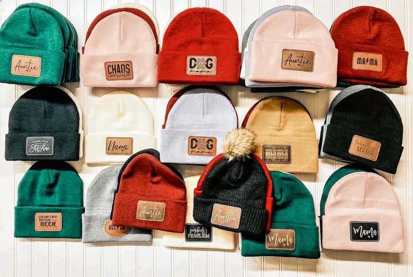 Country Roads Rustic Décor also offers a line of toques. Contributed