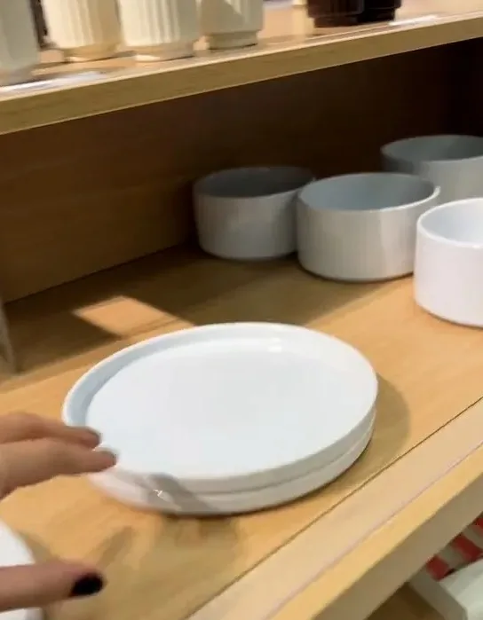 Juliana said Target has a line of 'contemporary' plates and bowls that she would buy