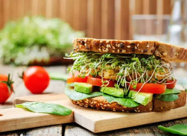 veggie sandwich