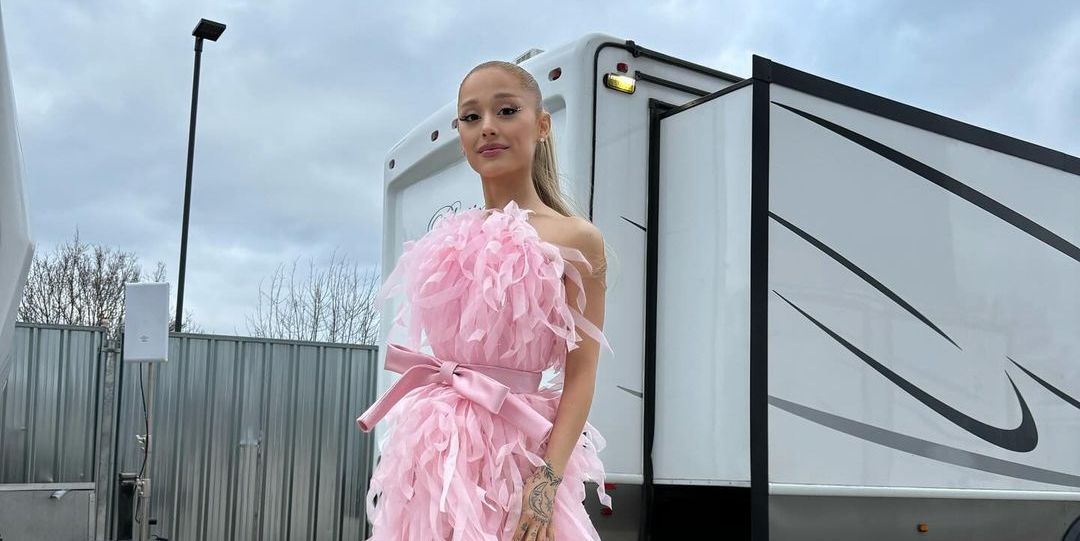 Ariana Grande Pays Tribute To ‘Wicked’ In A Pink Balenciaga Gown