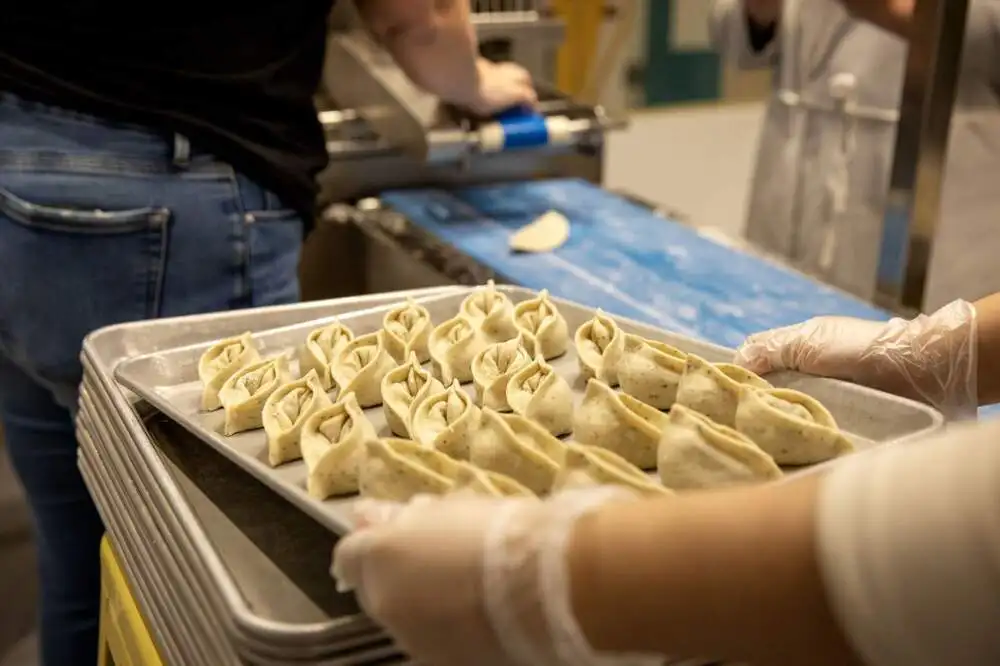 Dumplings from Mei Mei. (Robin Lubbock/WBUR)