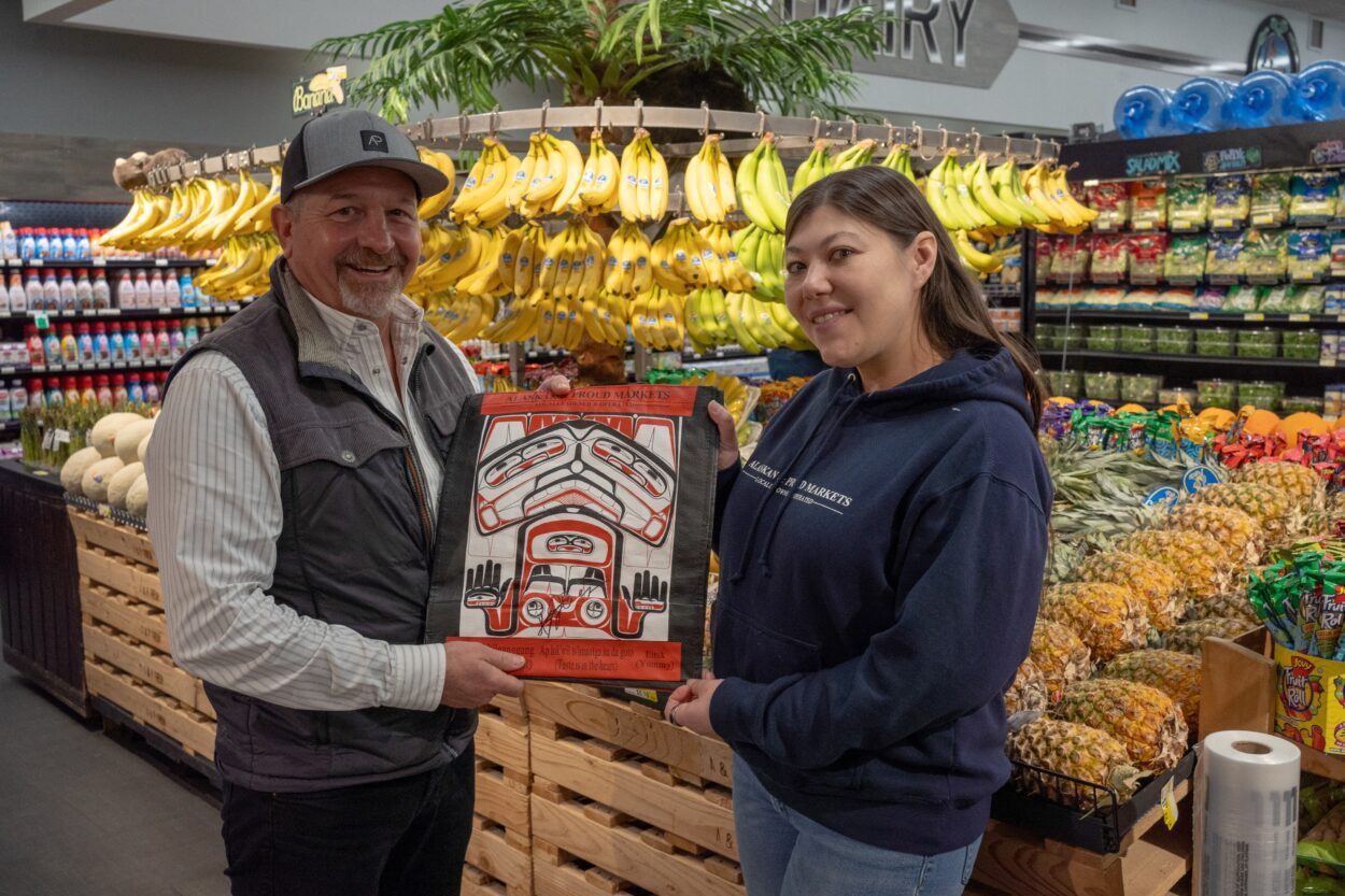 Ketchikan grocery store collaborates with artist and culture bearers to cut down on plastic