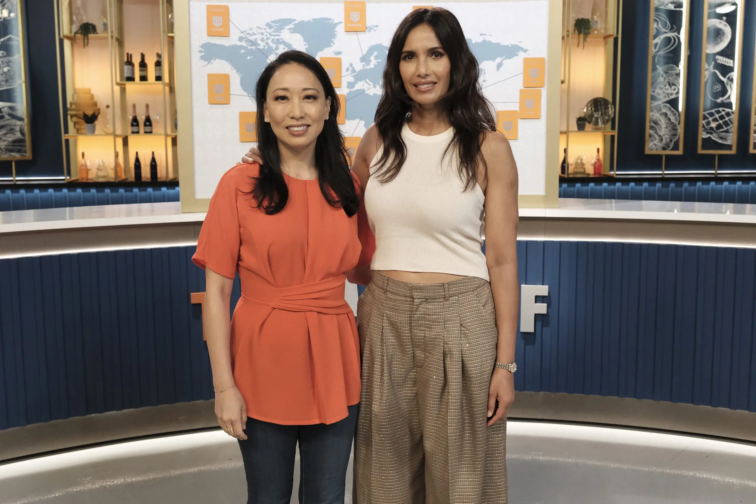 Judy brought her culinary skills to Top Chef with host Padma Lakshmi